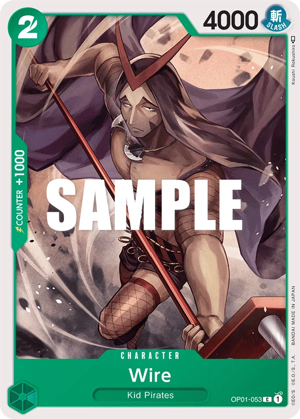 Wire OP01-053 – One Piece Card Game Character