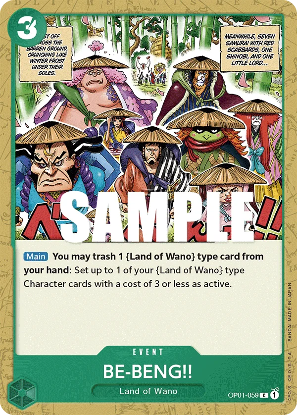 BE-BENG!! OP01-059 – One Piece Card Game Event