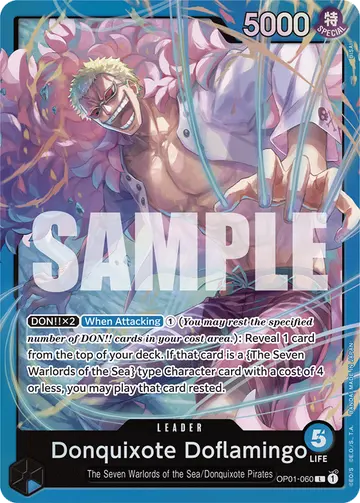 Donquixote Doflamingo OP01-060 (Alternate art)