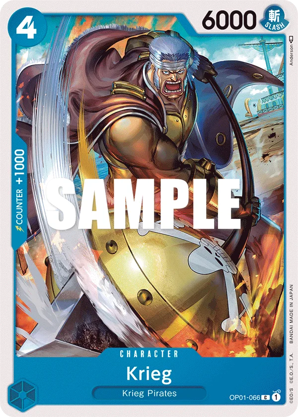 Krieg OP01-066 – One Piece Card Game Character