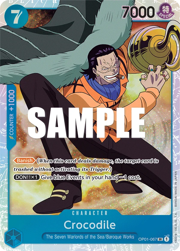 Crocodile OP01-067 – One Piece Card Game Character
