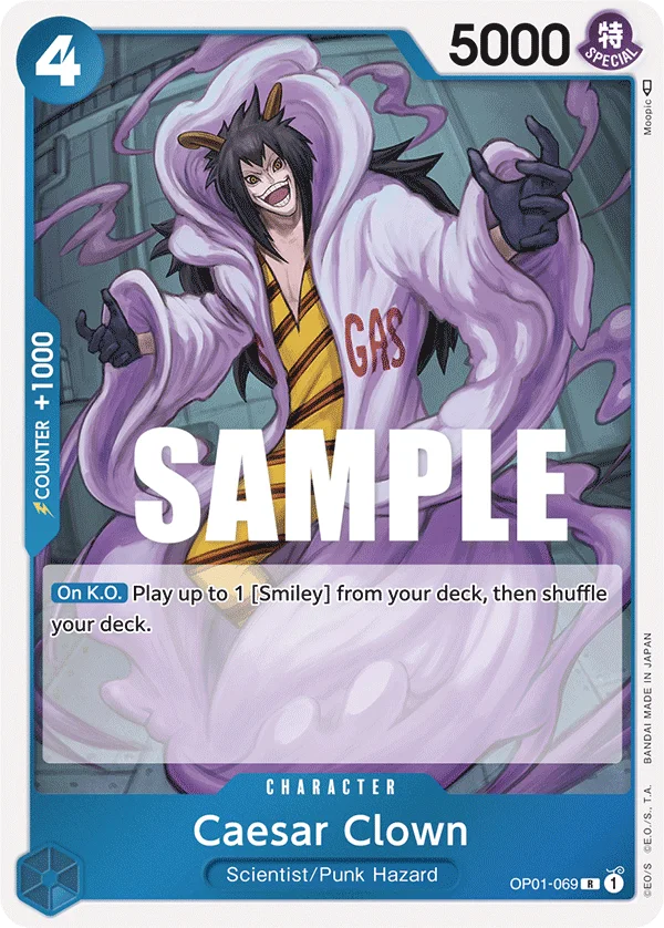 Caesar Clown OP01-069 – One Piece Card Game Character