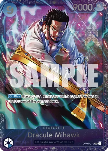 Dracule Mihawk OP01-070 (Alternate art)