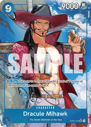 Dracule Mihawk OP01-070 (Alternate art)