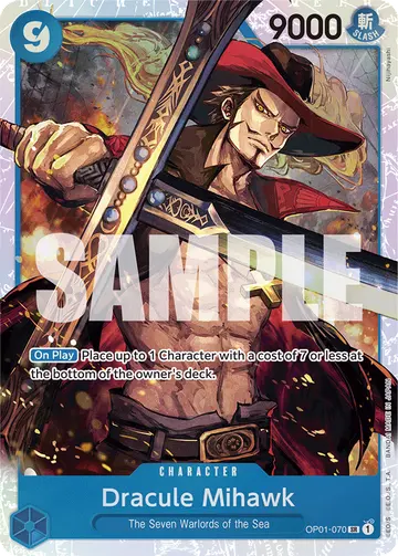 Dracule Mihawk OP01-070 (Reprint)