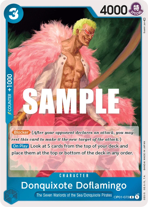 Donquixote Doflamingo OP01-073 – One Piece Card Game Character