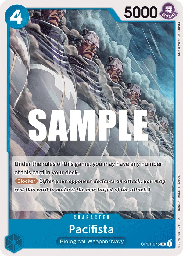 Pacifista OP01-075 – One Piece Card Game Character