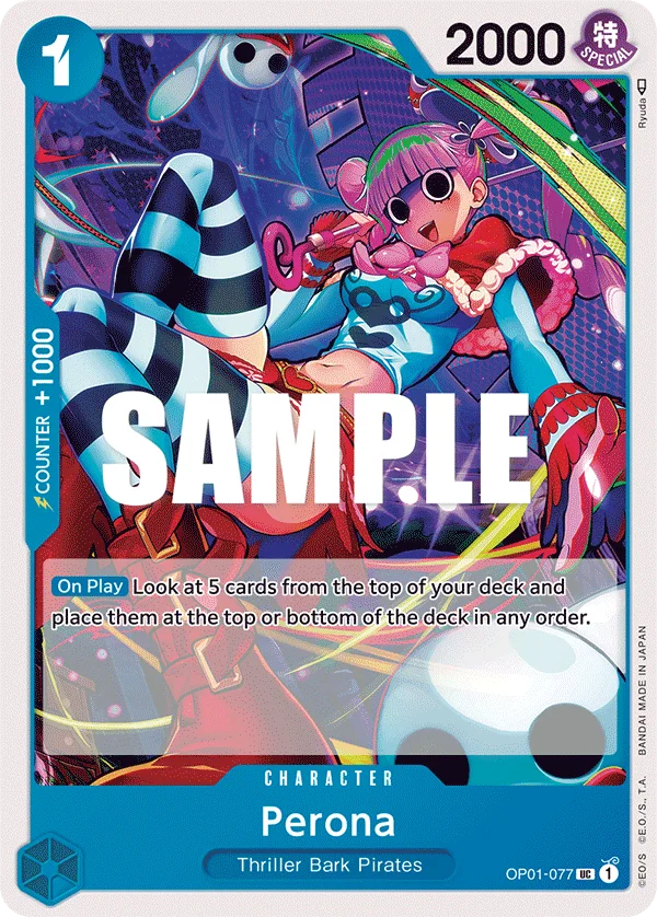Perona OP01-077 – One Piece Card Game Character