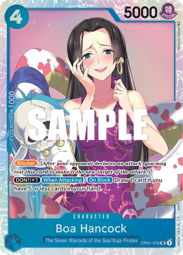 Boa Hancock OP01-078 – One Piece Card Game Character
