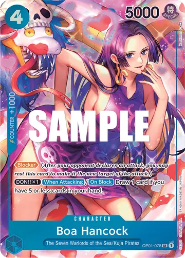 Boa Hancock OP01-078 (Alternate art)