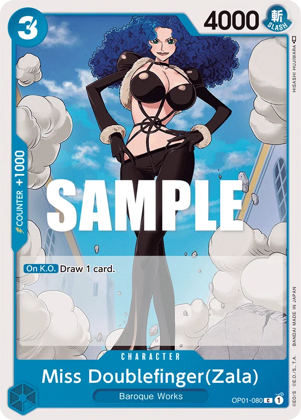 Miss Doublefinger(Zala) OP01-080 – One Piece Card Game Character