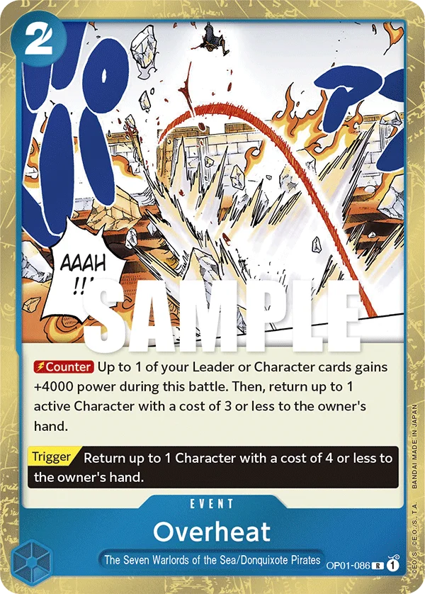 Overheat OP01-086 – One Piece Card Game Event