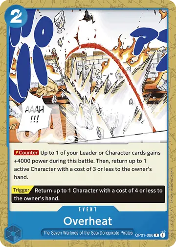 Overheat OP01-086 (Reprint)
