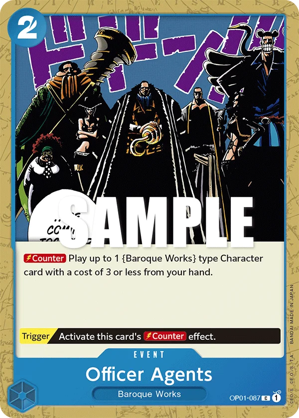 Officer Agents OP01-087 – One Piece Card Game Event