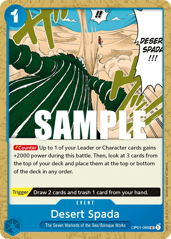 Desert Spada OP01-088 – One Piece Card Game Event