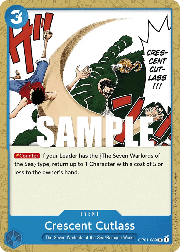 Crescent Cutlass OP01-089 – One Piece Card Game Event