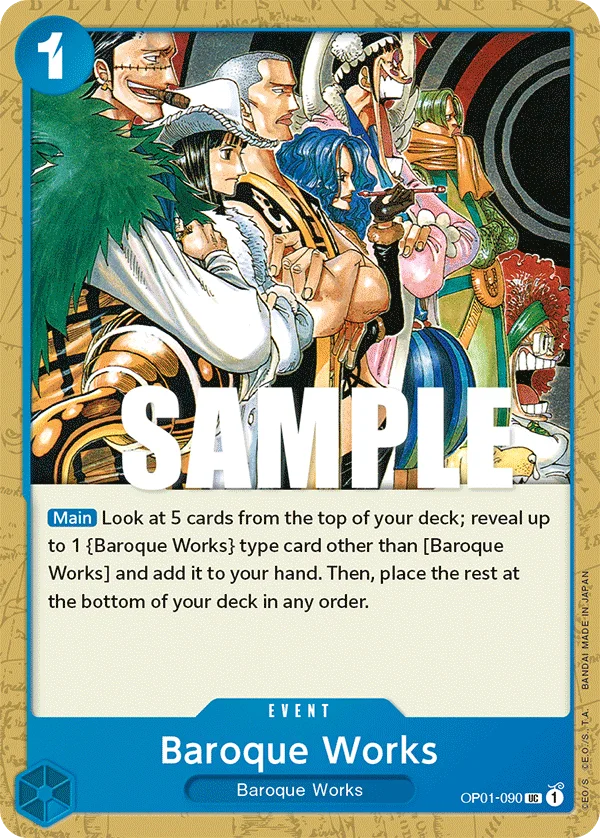 Baroque Works OP01-090 – One Piece Card Game Event