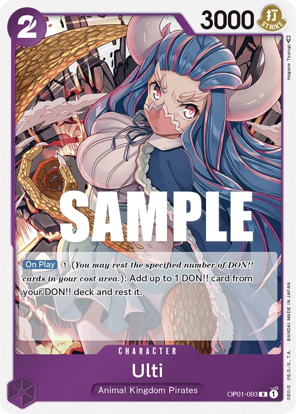 Ulti OP01-093 – One Piece Card Game Character