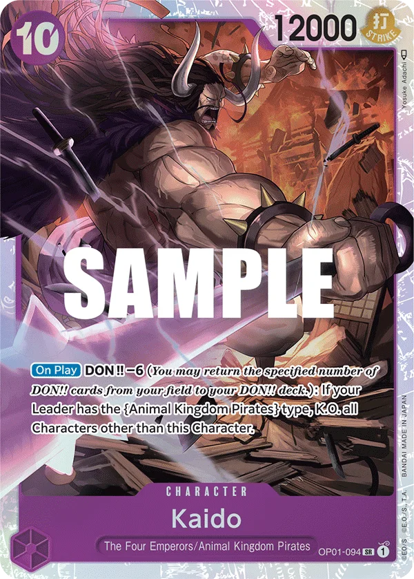 Kaido OP01-094 – One Piece Card Game Character
