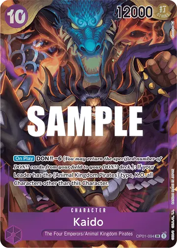 Kaido OP01-094 (Alternate art)