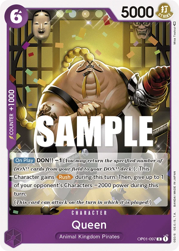 Queen OP01-097 – One Piece Card Game Character