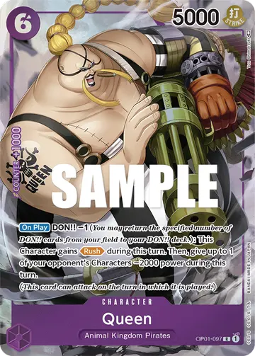 Queen OP01-097 (Alternate art)
