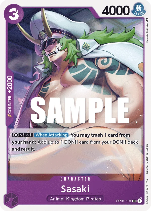 Sasaki OP01-101 – One Piece Card Game Character