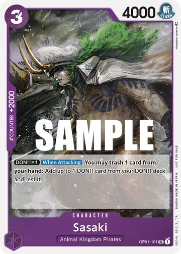 Sasaki OP01-101 (Alternate art)