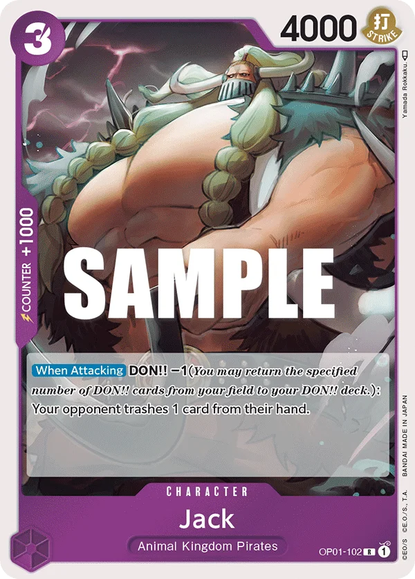 Jack OP01-102 – One Piece Card Game Character