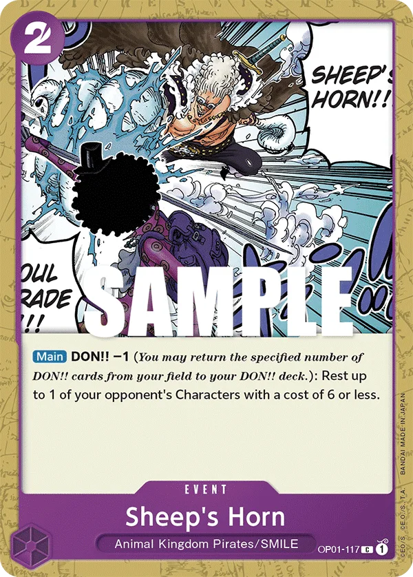 Sheep's Horn OP01-117 – One Piece Card Game Event