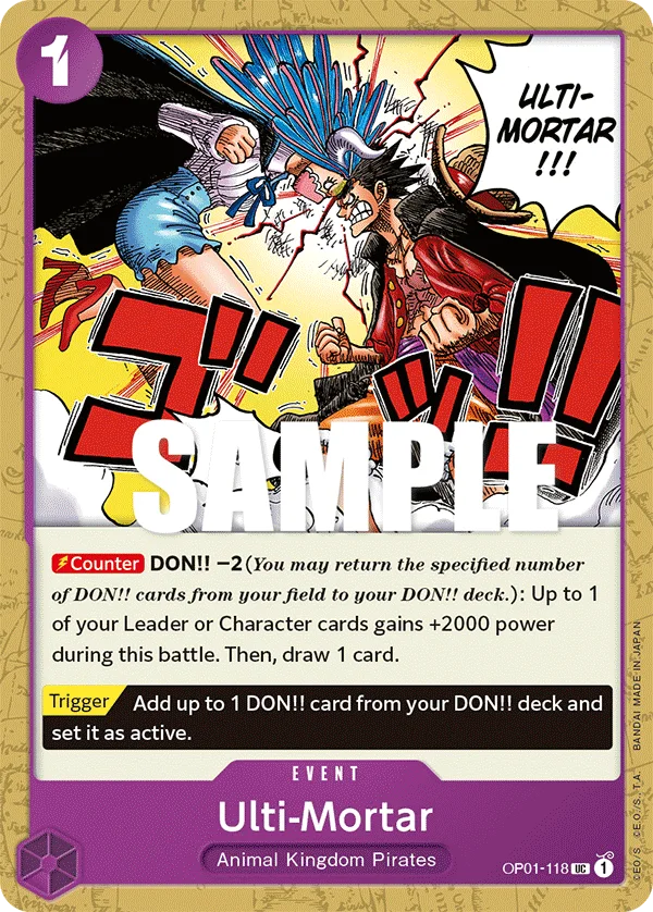Ulti-Mortar OP01-118 – One Piece Card Game Event