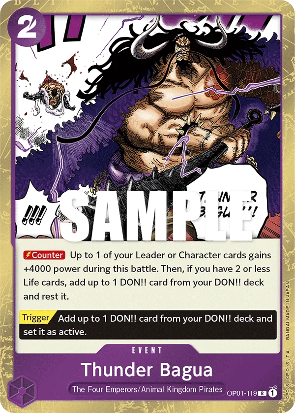Thunder Bagua OP01-119 – One Piece Card Game Event