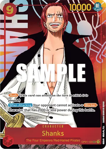 Shanks OP01-120 (Alternate art)