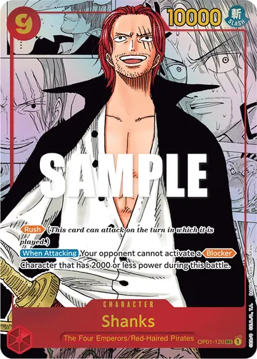 Shanks OP01-120 (Alternate art)