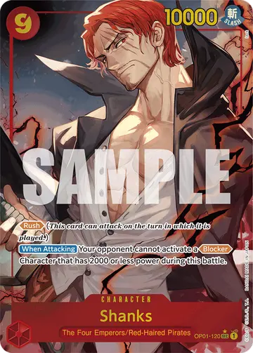 Shanks OP01-120 (Alternate art)