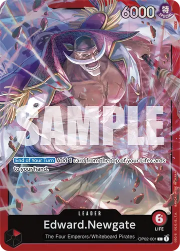 Edward.Newgate OP02-001 (Alternate art)