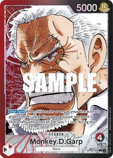 Monkey.D.Garp OP02-002 (Alternate art)