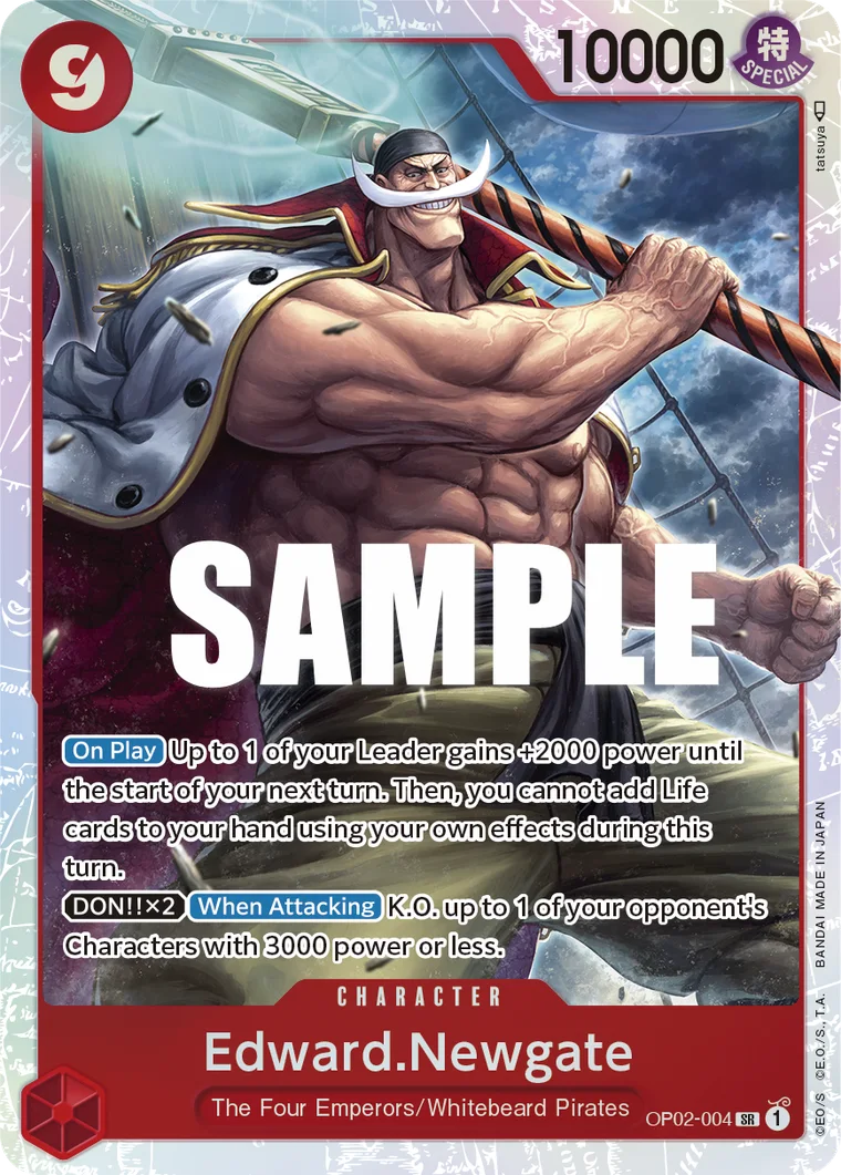 Edward.Newgate OP02-004 – One Piece Card Game Character