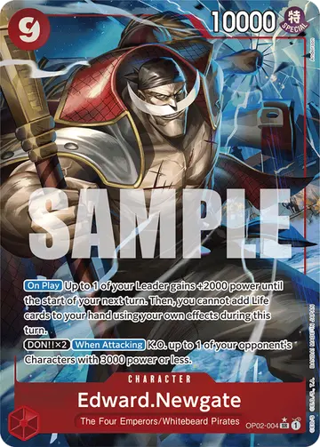 Edward.Newgate OP02-004 (Alternate art)