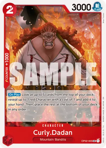 Curly.Dadan OP02-005 (Reprint)