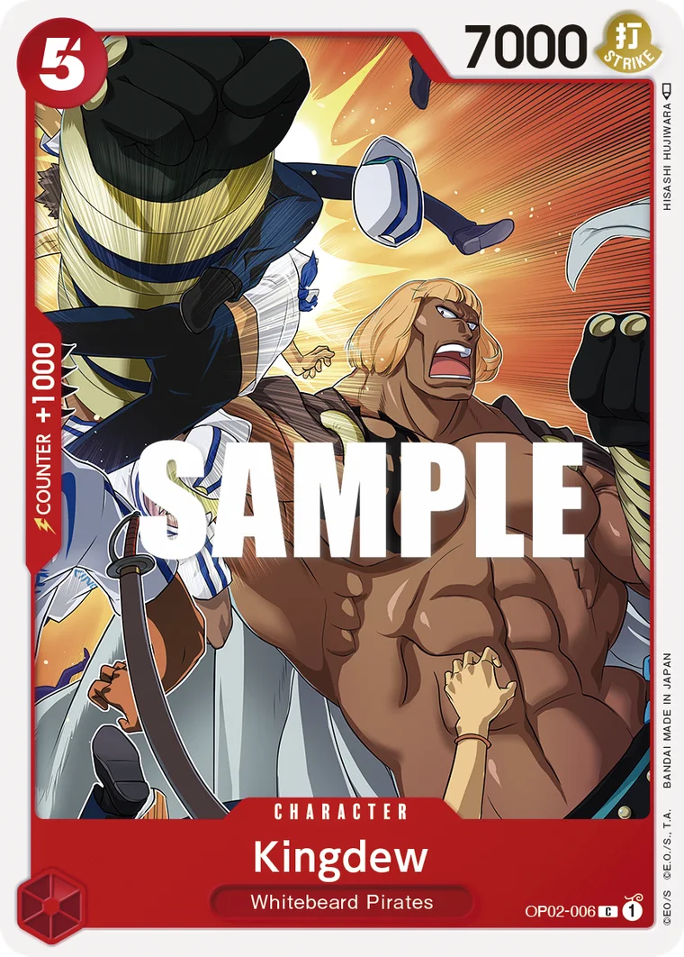 Kingdew OP02-006 – One Piece Card Game Character