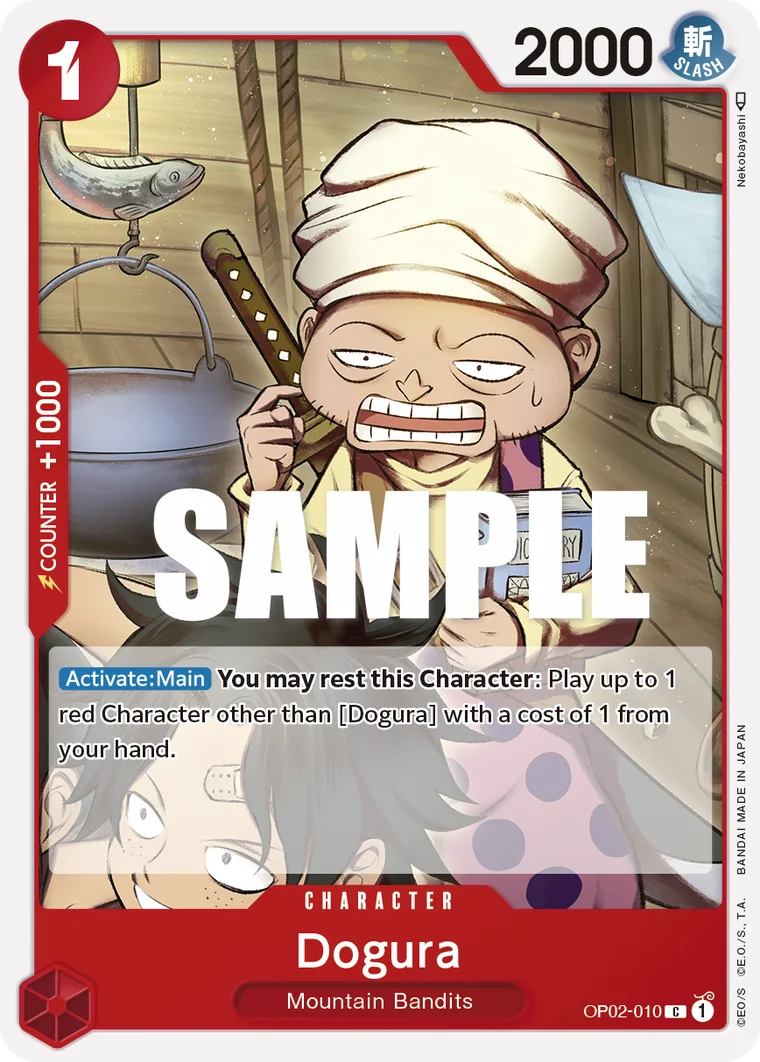 Dogura OP02-010 – One Piece Card Game Character