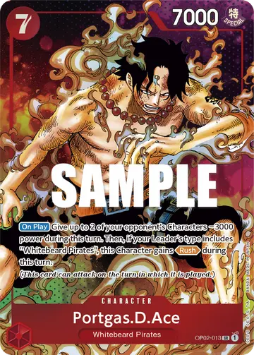 Portgas.D.Ace OP02-013 (Alternate art)