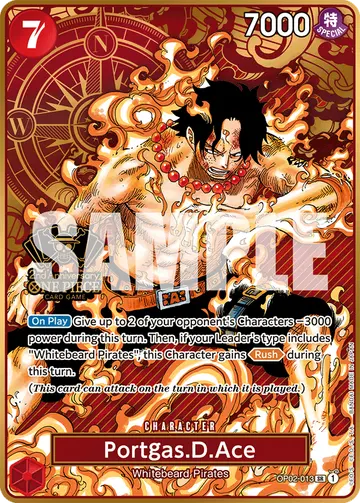 Portgas.D.Ace OP02-013 (Alternate art)