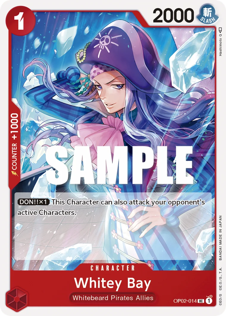 Whitey Bay OP02-014 – One Piece Card Game Character