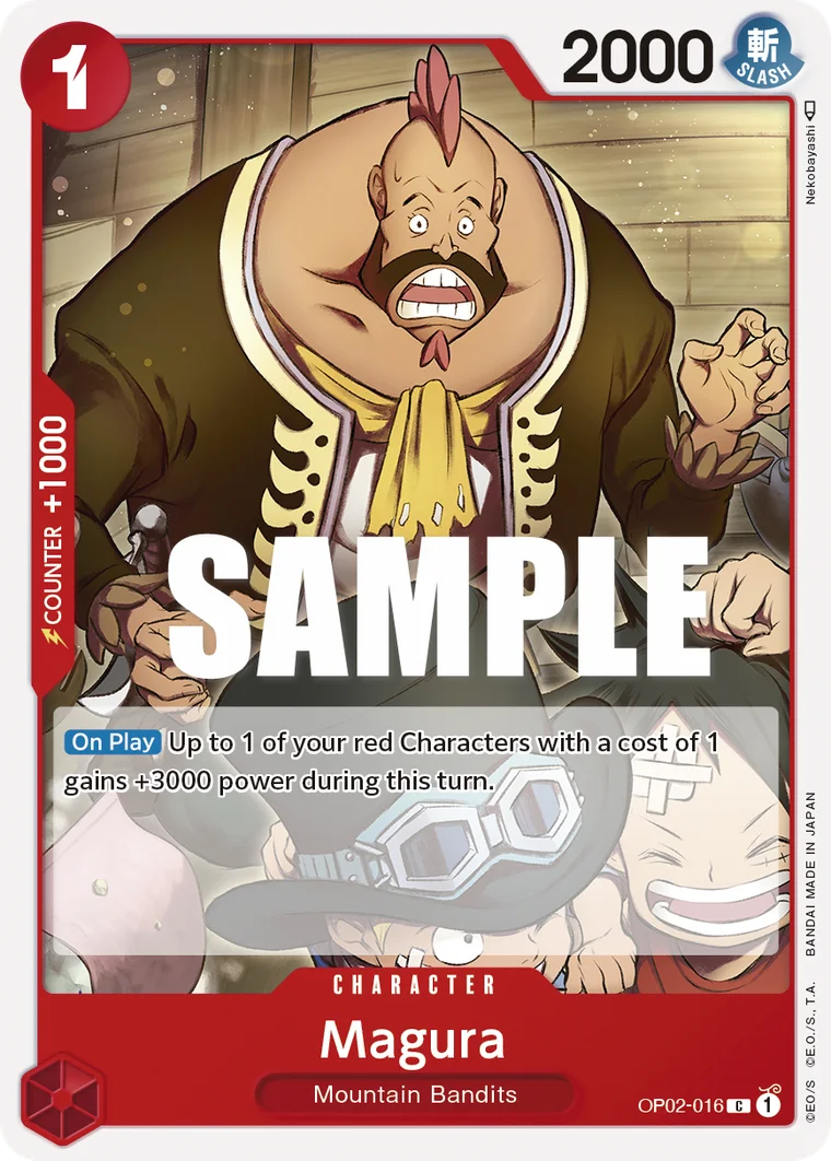 Magura OP02-016 – One Piece Card Game Character