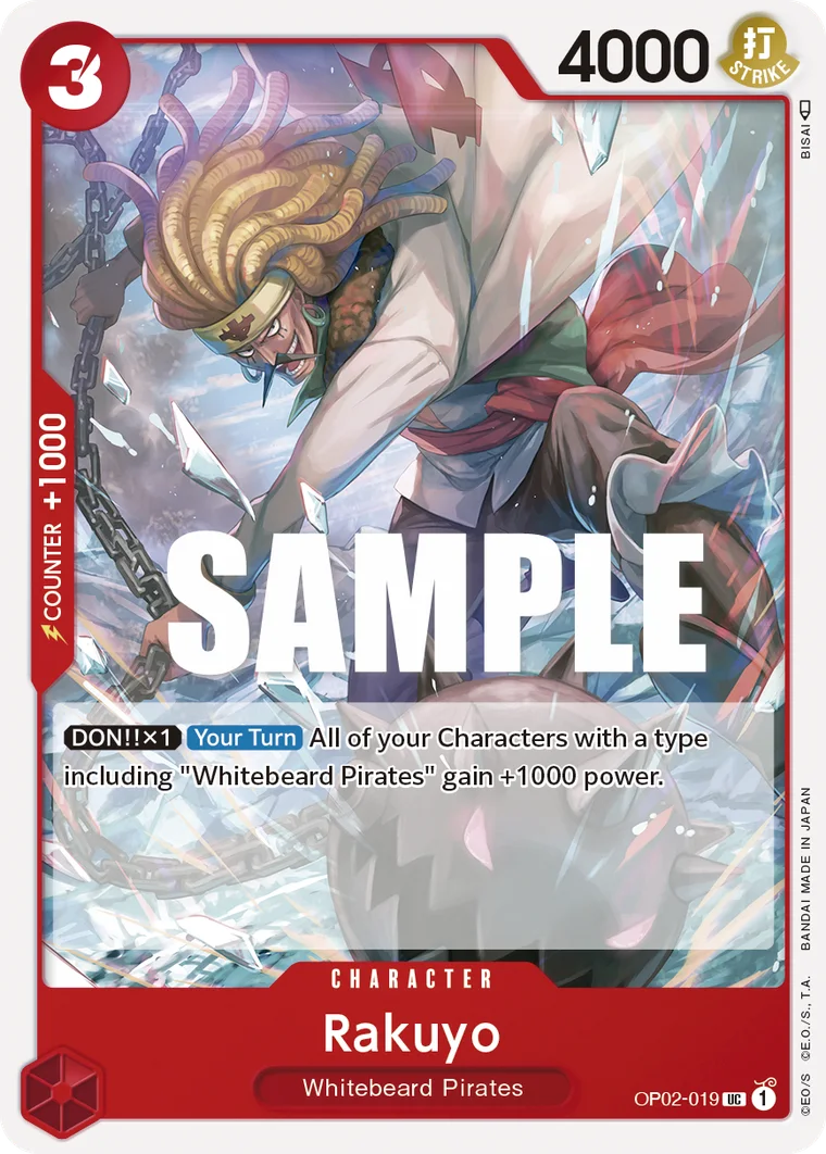 Rakuyo OP02-019 – One Piece Card Game Character