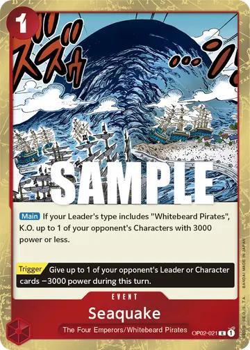 Seaquake OP02-021