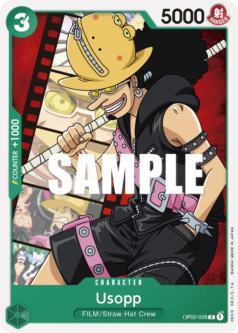 Usopp OP02-028 – One Piece Card Game Character