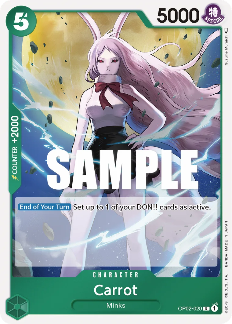 Carrot OP02-029 – One Piece Card Game Character